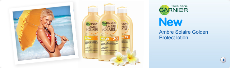 new ambre solaire golden protect lotion